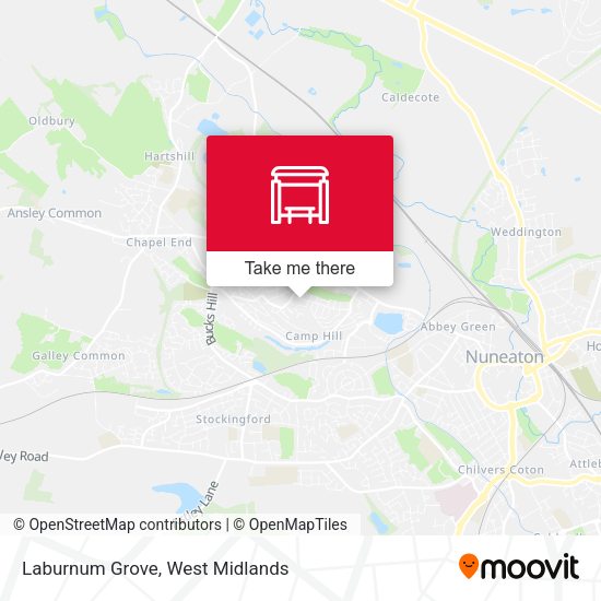 Laburnum Grove map