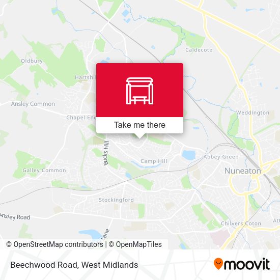 Beechwood Road map