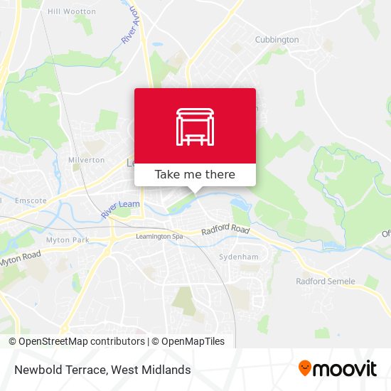 Newbold Terrace map