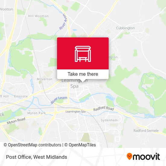 Post Office map