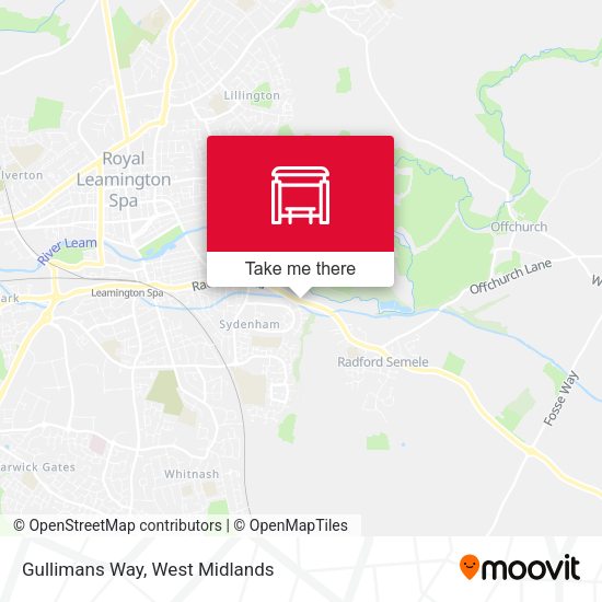 Gullimans Way map