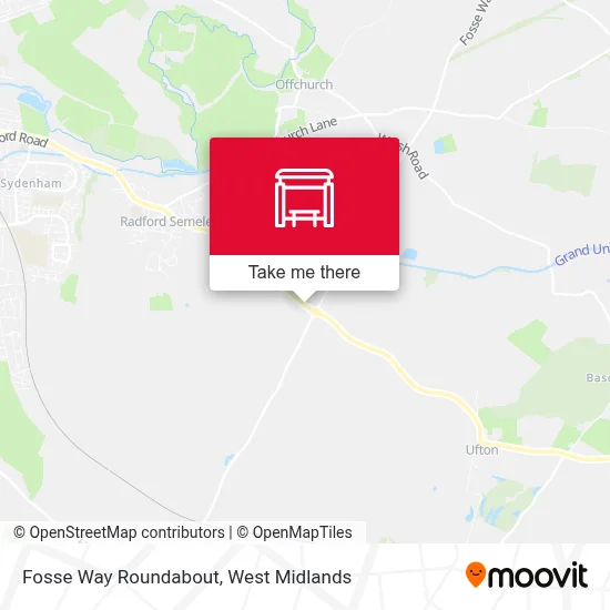 Fosse Way Roundabout map
