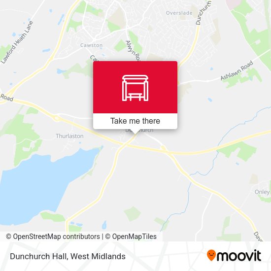 Dunchurch Hall map