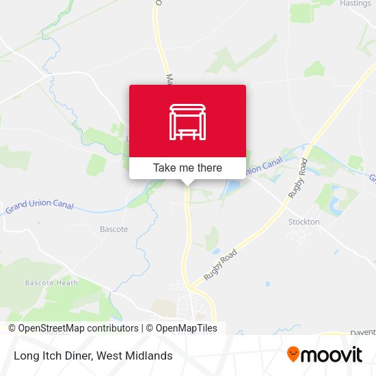 Long Itch Diner map