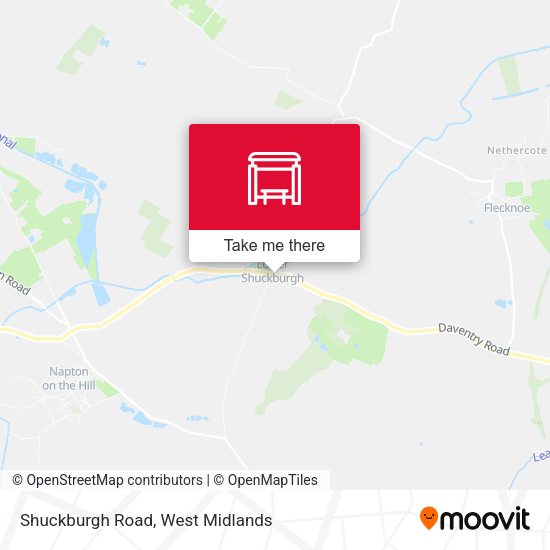 Shuckburgh Road map