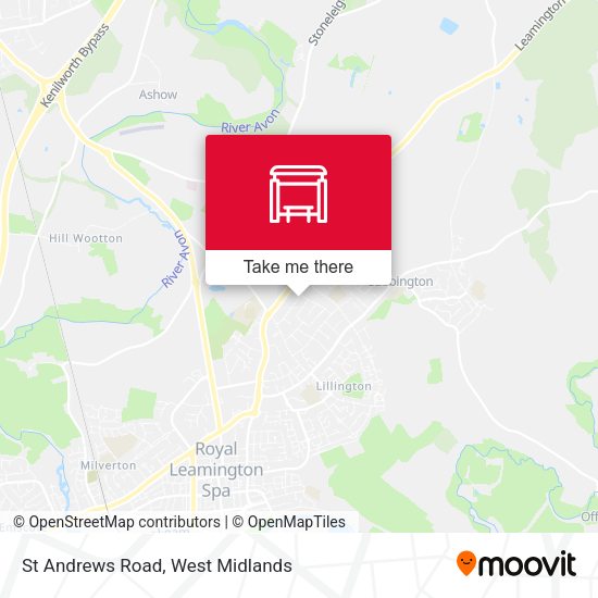 St Andrews Road map