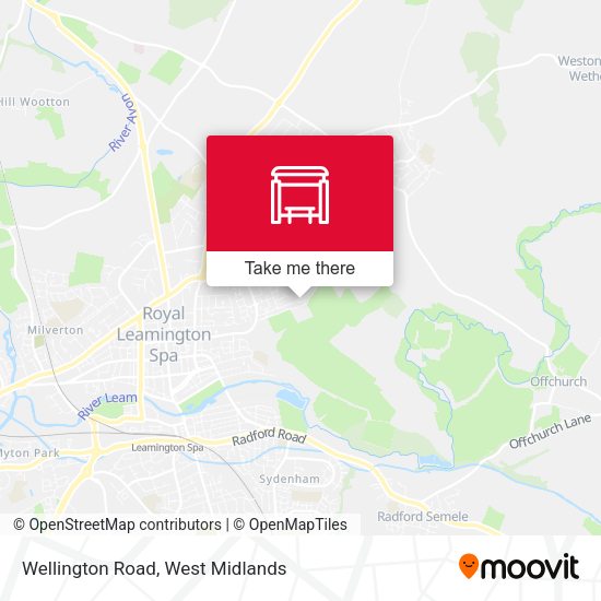 Wellington Road map