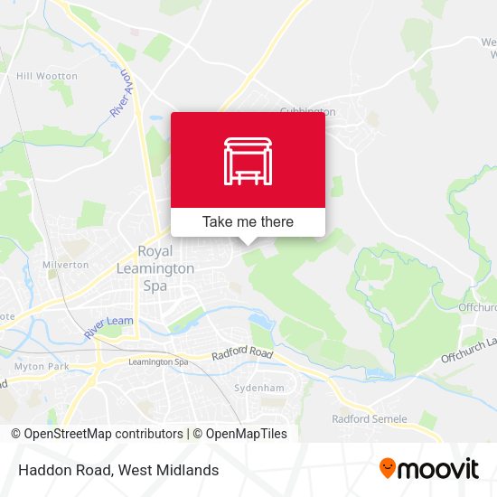 Haddon Road map