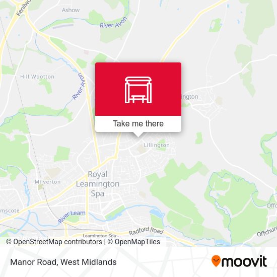Manor Road map