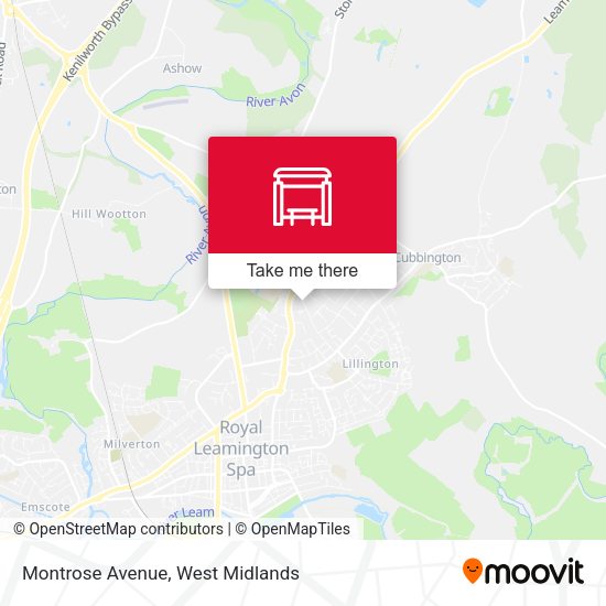 Montrose Avenue map