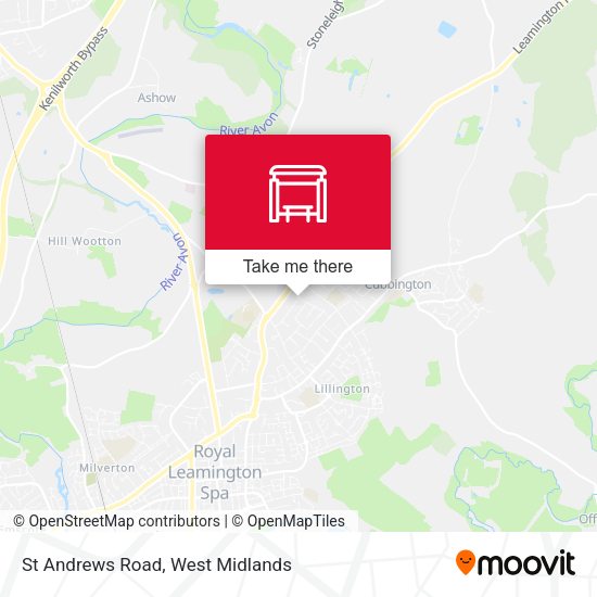 St Andrews Road map