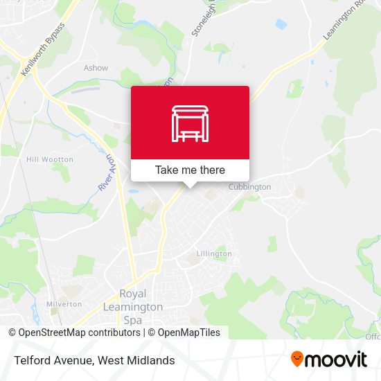 Telford Avenue map