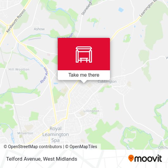 Telford Avenue map