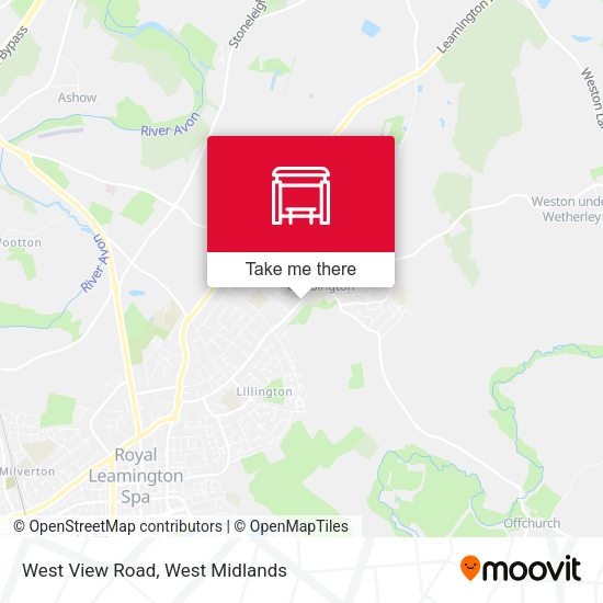 West View Road map