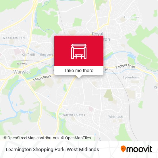 Leamington Shopping Park map