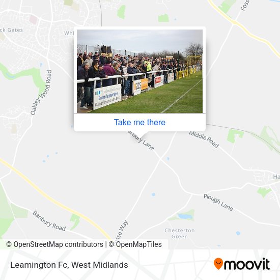 Leamington Fc map