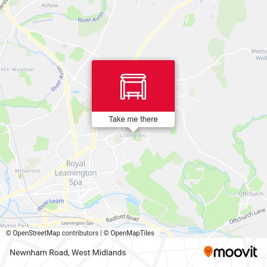 Newnham Road map