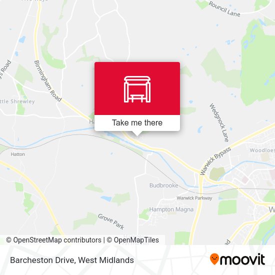 Barcheston Drive map