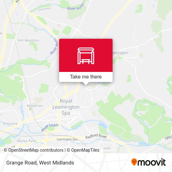 Grange Road map