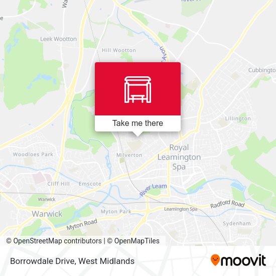 Borrowdale Drive map