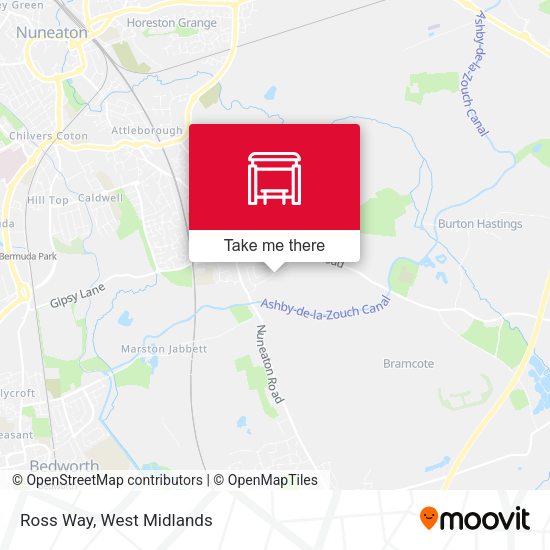 Ross Way map