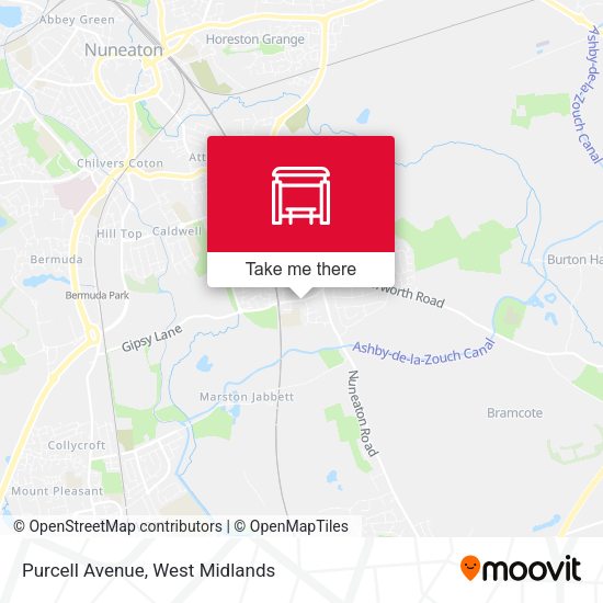 Purcell Avenue map