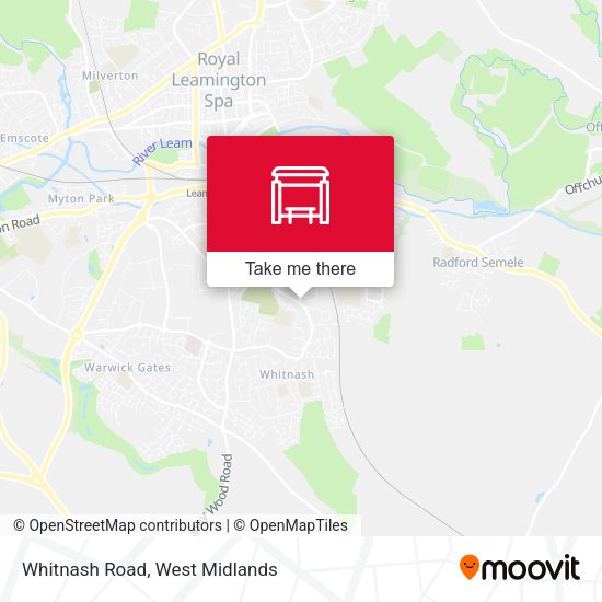 Whitnash Road map
