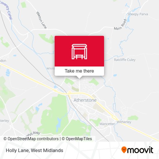 Holly Lane map