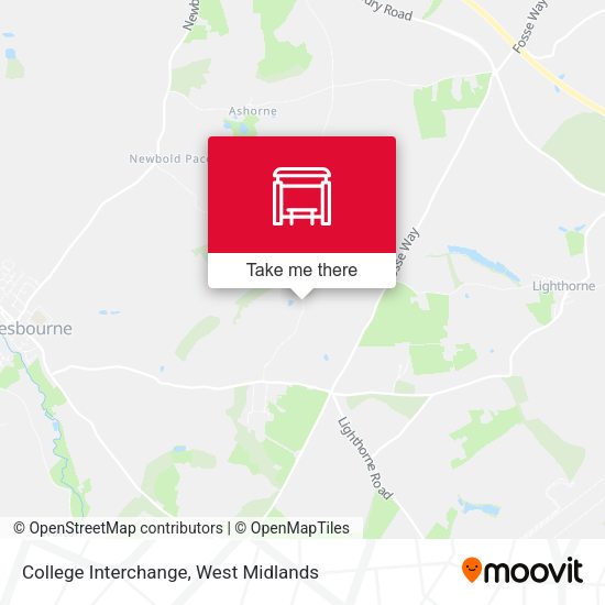 College Interchange map