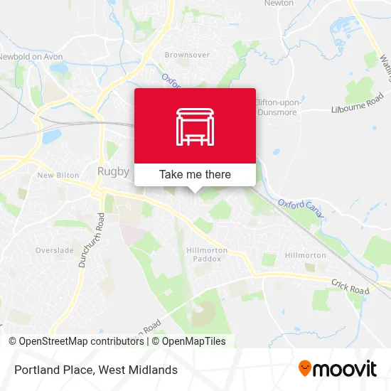 Portland Place map