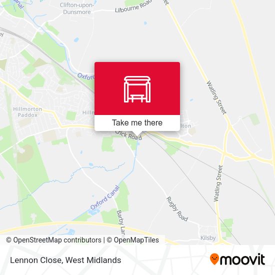 Lennon Close map