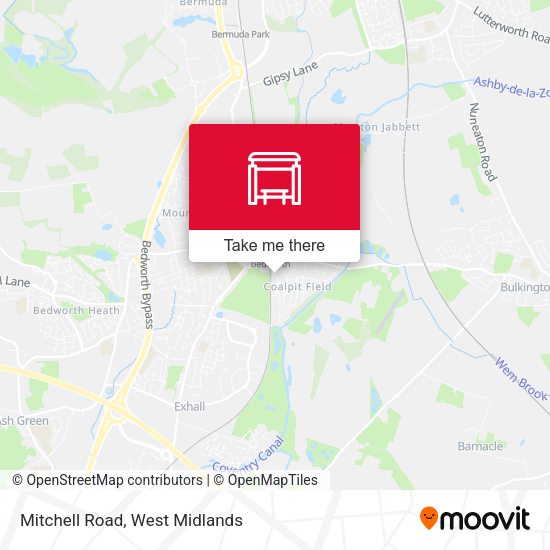 Mitchell Road map