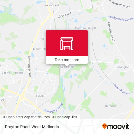 Drayton Road map