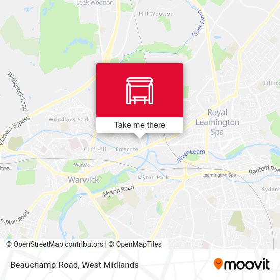 Beauchamp Road map