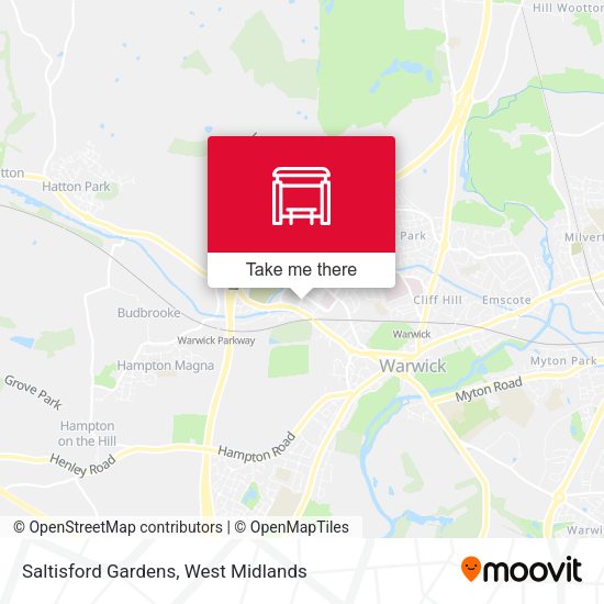 Saltisford Gardens map