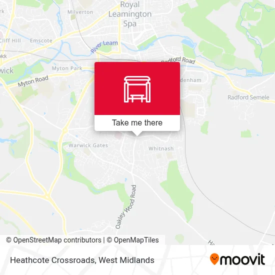 Heathcote Crossroads map