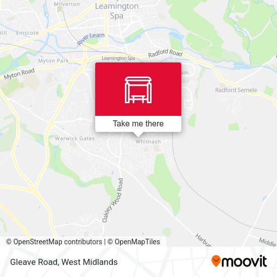 Gleave Road map
