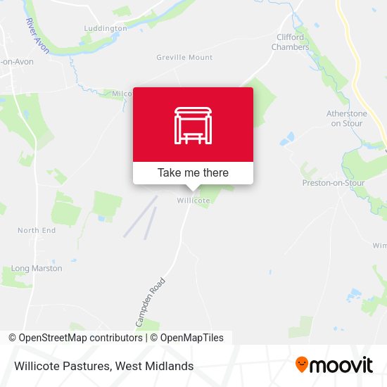 Willicote Pastures map