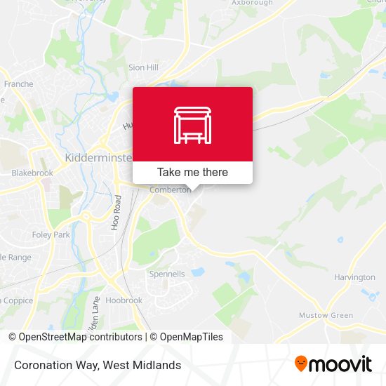 Coronation Way map
