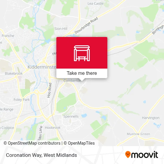 Coronation Way map