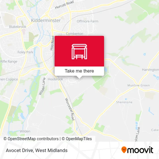 Avocet Drive map