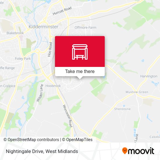 Nightingale Drive map