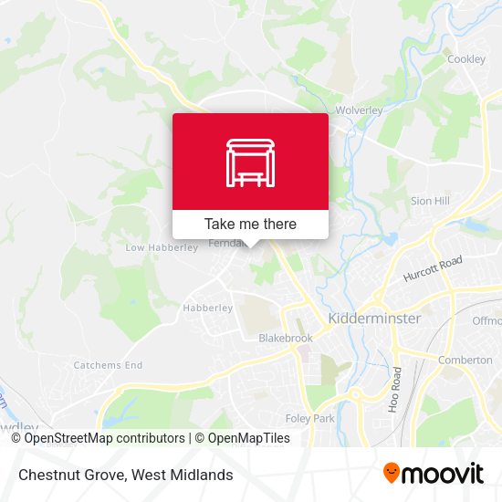 Chestnut Grove map