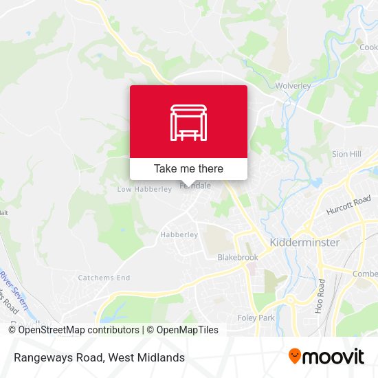 Rangeways Road map