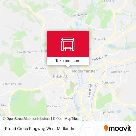 Proud Cross Ringway map