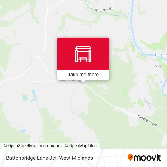 Buttonbridge Lane Jct map