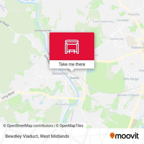 Bewdley Viaduct map