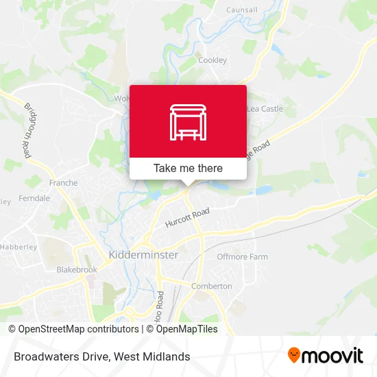 Broadwaters Drive map