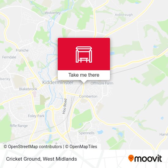 Cricket Ground map