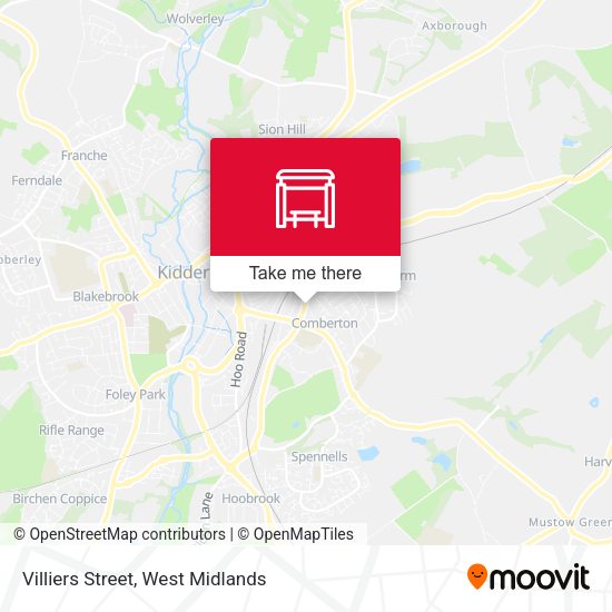 Villiers Street map
